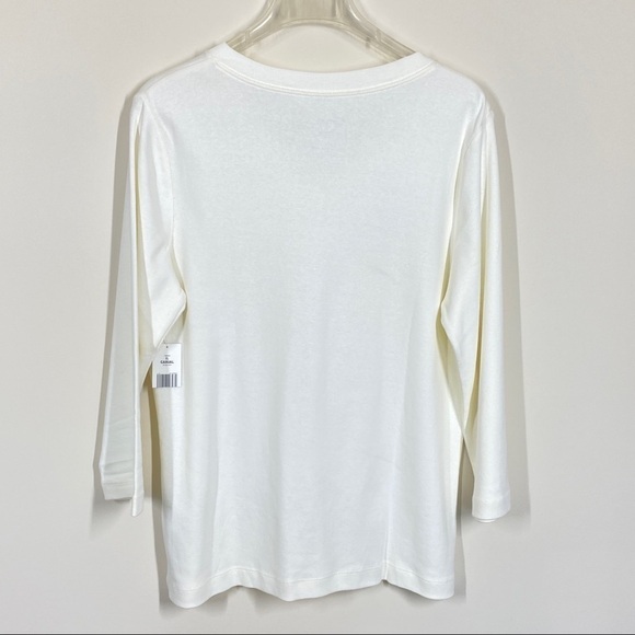 Kim Rogers Essential White Tee Shirt Size XL - Picture 2 of 6